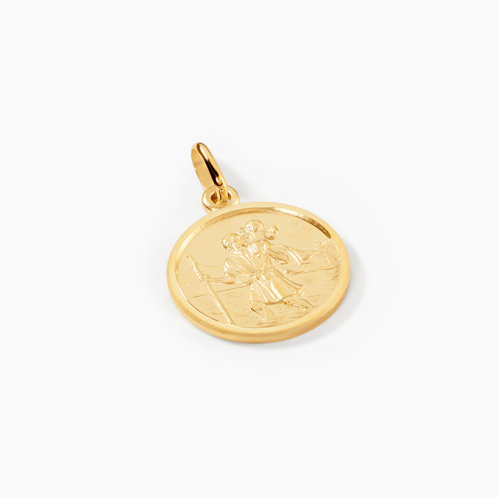 Pendentif Saint Christophe Or Jaune - M&eacute;dailles et m&eacute;daillons Famille | Marc Orian