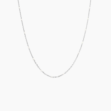 Collier Molly Argent Blanc - Colliers fantaisie Femme | Marc Orian