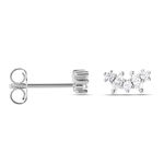 Boucles D'oreilles Puces Argent Eden Oxyde De Zirconium - Puces Femme | Marc Orian