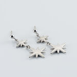 Boucles D'oreilles Puces Malhaut Argent Blanc - Pendantes Femme | Marc Orian