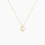 Collier Or Jaune Saponaire Oxydes De Zirconium - Colliers avec pierres Enfant | Marc Orian