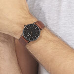 Montre Pierre Lannier Collection Cityline Noir - Montres &eacute;tanches Homme | Marc Orian