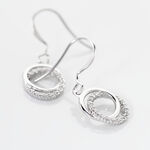 Boucles D'oreilles Pendantes Circus Argent Blanc Oxyde De Zirconium - Pendantes Femme | Marc Orian