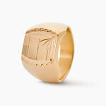 Chevali&egrave;re Leoncette Plaqu&eacute; Or Jaune - Bijoux personnalis&eacute;s Homme | Marc Orian