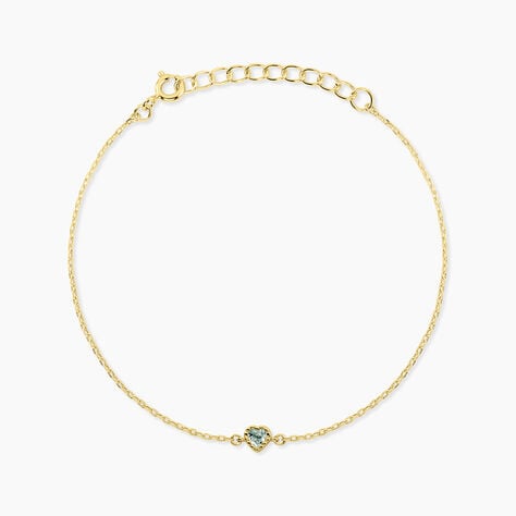 Bracelet Poem Argent Jaune Topaze Bleu Sky - Bracelets fantaisie Femme | Marc Orian