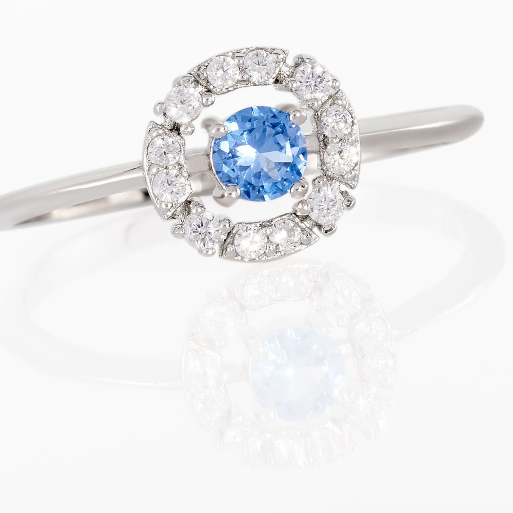 Bague Solitaire Carren Argent Blanc Oxyde De Zirconium - Solitaires Femme | Marc Orian