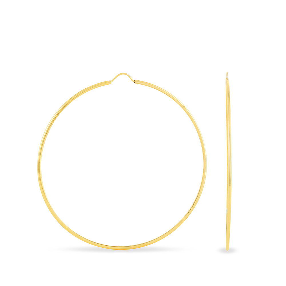 Cr&eacute;oles Dominae Or Jaune - Grosses cr&eacute;oles Femme | Marc Orian