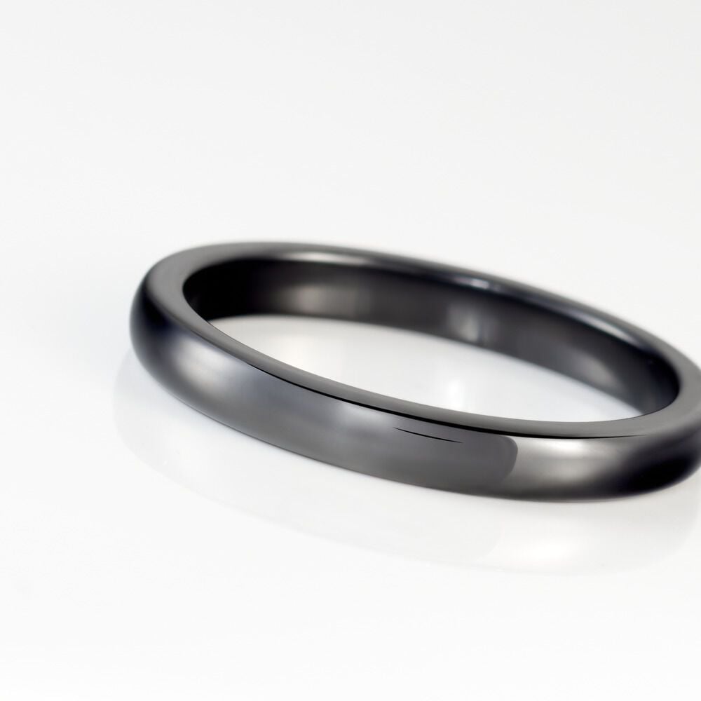 Bague Volta Ceramique Noir Céramique - Bagues avec pierre Femme | Marc Orian