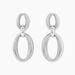 Boucles D'oreilles Pendantes Zeilah Acier Blanc - Pendantes Femme | Marc Orian