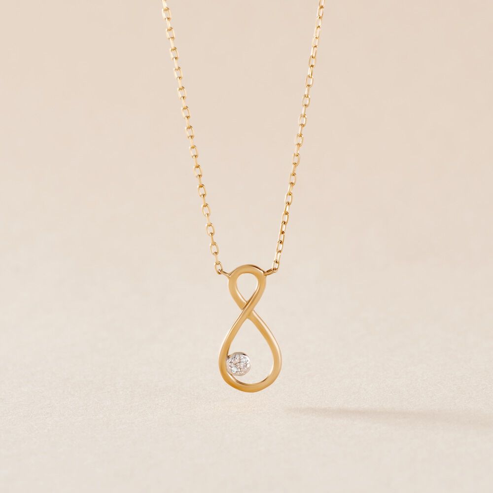 Collier Eszter Or Jaune Diamant - Colliers avec pierres Femme | Marc Orian