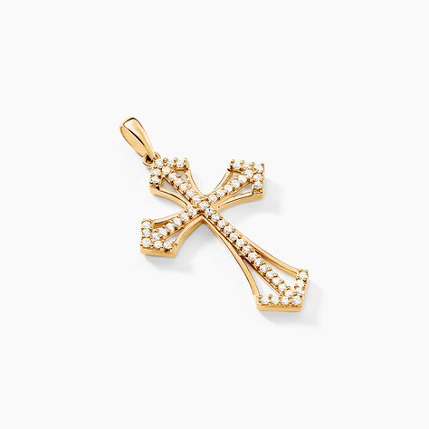 Pendentif Corneliu Or Jaune Oxyde De Zirconium - Pendentifs Femme | Marc Orian