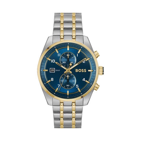 Montre Boss Skytraveller Bleu - Fête des pères Homme | Marc Orian