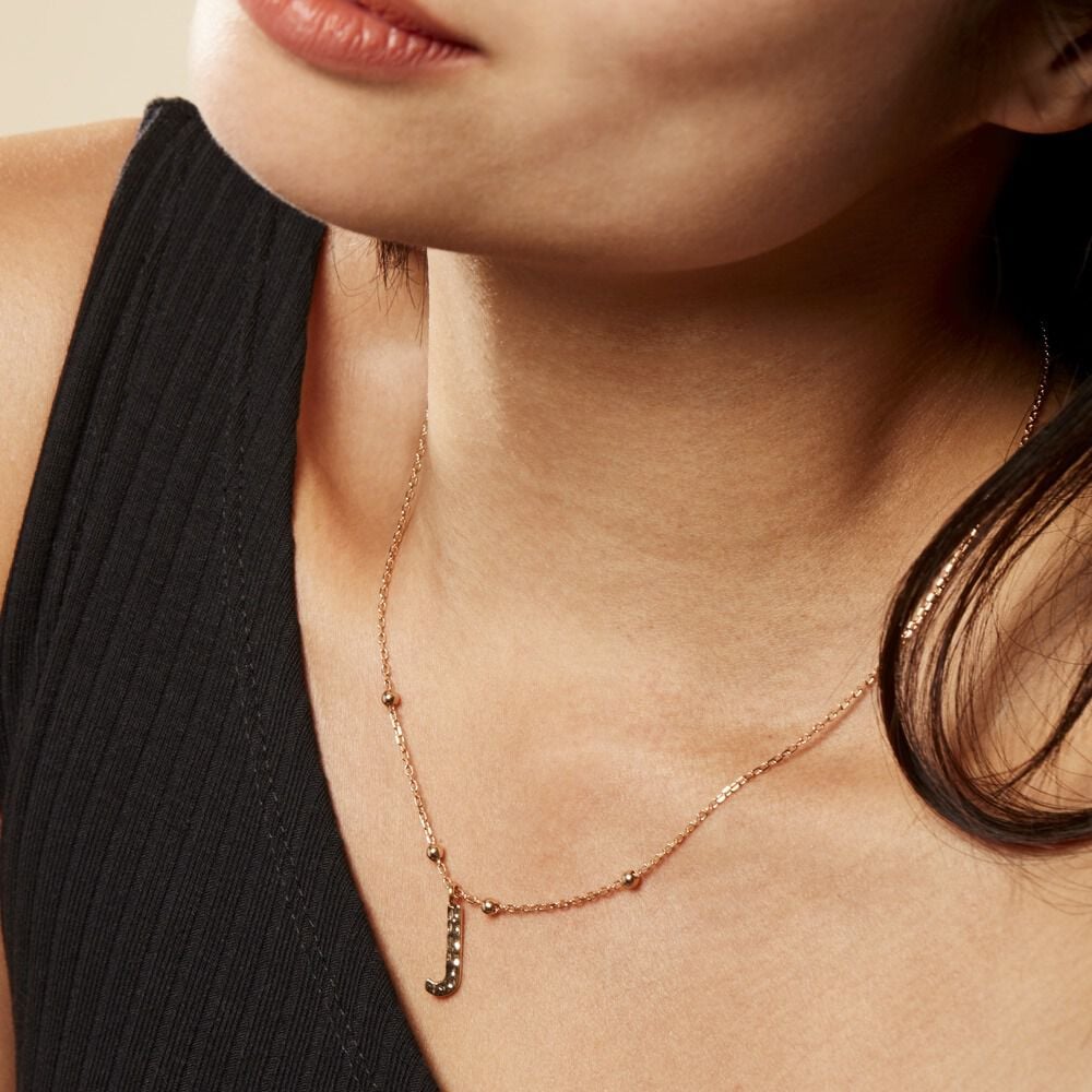 Collier Plaqué Or Jaune Lettra - Colliers fantaisie Femme | Marc Orian