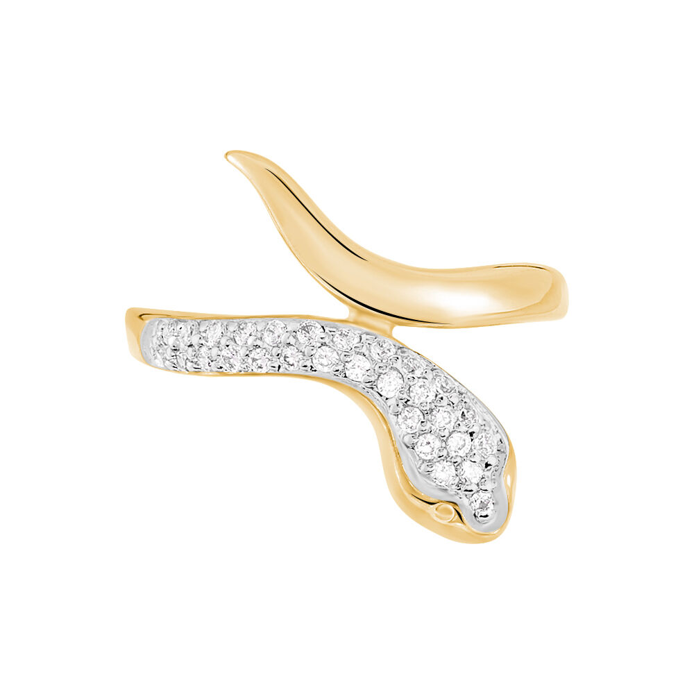 Bague Reyyanae Plaqué Or Jaune Oxyde De Zirconium - Bagues avec pierre Femme | Marc Orian