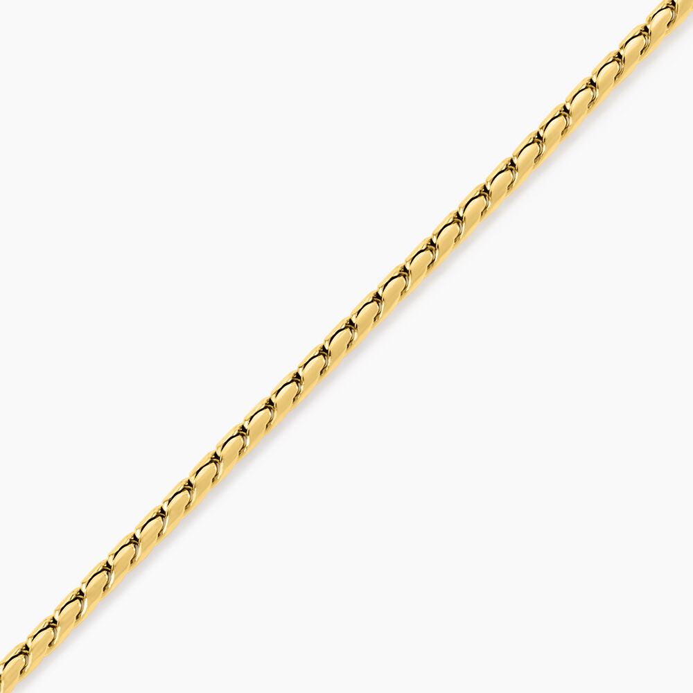 Bracelet Sloane Acier Jaune - Bracelets cha&icirc;nes Femme | Marc Orian