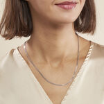 Cha&icirc;ne Clementine Argent Blanc - Colliers fantaisie Femme | Marc Orian