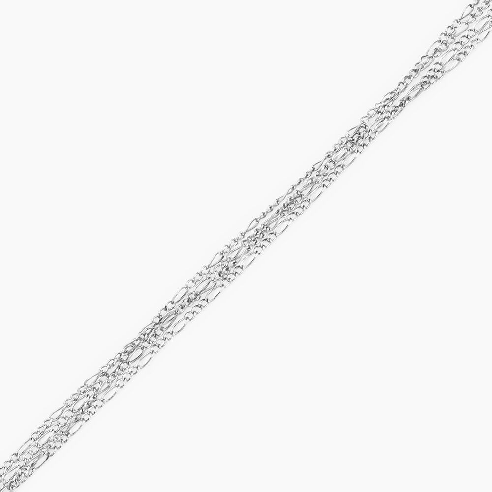 Bracelet Tango Argent Blanc - Bracelets Multirangs Femme | Marc Orian