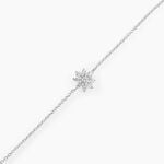 Bracelet Lorraine Argent Blanc Oxyde De Zirconium - Bracelets fantaisie Femme | Marc Orian