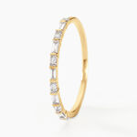 Alliance Ioan Or Jaune Diamant - Alliances avec pierres Femme | Marc Orian