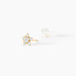 Boucles D'oreilles Puces Ilkis Etoile Or Jaune Oxyde De Zirconium - Puces Femme | Marc Orian