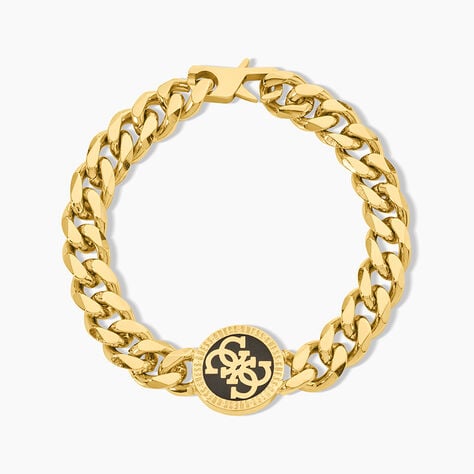 Bracelet Guess 4G Icon Acier Jaune - Bracelets cha&icirc;nes Homme | Marc Orian