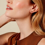 Boucles D'oreilles Puces Hisae Plaqu&eacute; Or Jaune Oxyde De Zirconium - Puces Femme | Marc Orian