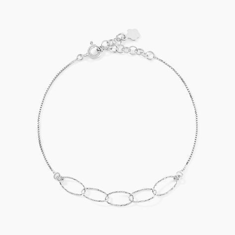 Bracelet Bulle Argent Blanc - Bracelets fantaisie Femme | Marc Orian