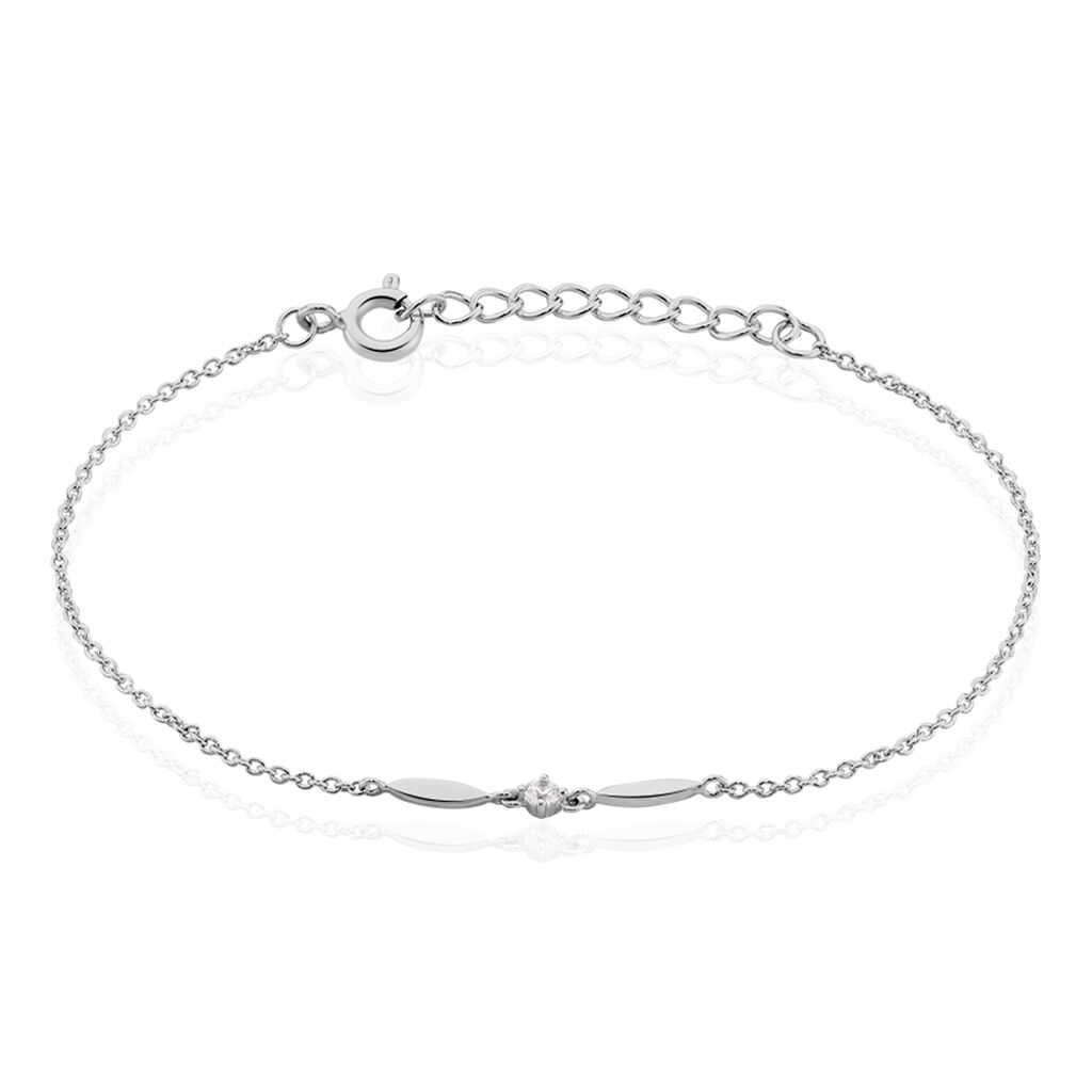 Bracelet Bormana Argent Blanc Oxyde De Zirconium - Bracelets chaînes Femme | Marc Orian