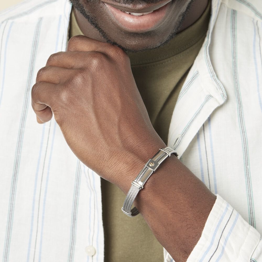Bracelet Davilia Or Acier Bicolore - Bracelets Homme | Marc Orian