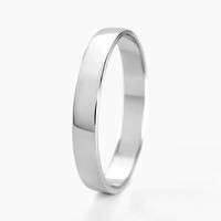 Alliance Julie Ruban Classique Or Blanc