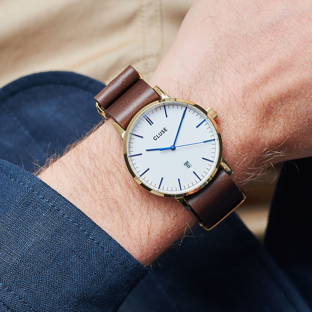 Montre Cluse Aravis Blanc -  Homme | Marc Orian