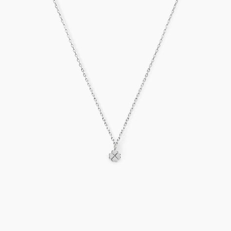 Collier Mayane Argent Blanc - Colliers Femme | Marc Orian