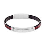 Bracelet Jourdan Magnus Caoutchouc Bleu - Bracelets cordons Homme | Marc Orian