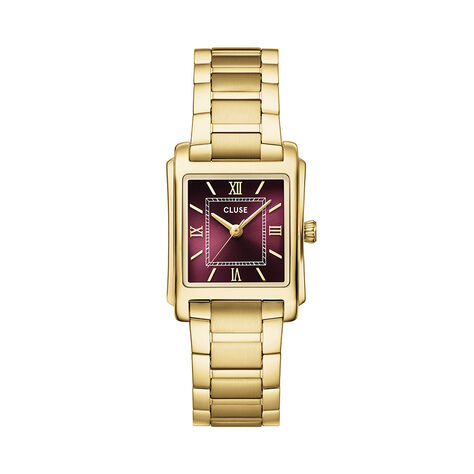Montre Cluse Angl&eacute;e Bordeaux - Montres &eacute;tanches Femme | Marc Orian