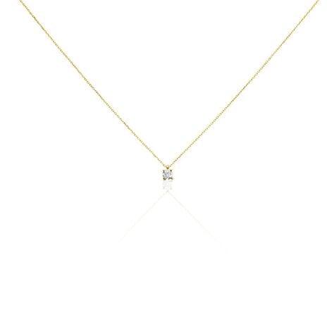 Collier Elfa Or Jaune Diamant - Colliers avec pierres Femme | Marc Orian