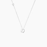 Collier Coeur Ktl Or Blanc Diamant - Colliers avec pierres Femme | Marc Orian