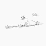 Boucles D'Oreilles Pendantes Astria Argent Blanc Oxyde De Zirconium - Pendantes Femme | Marc Orian