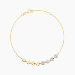 Bracelet Dagmar Or Jaune Oxyde De Zirconium - Bracelets cha&icirc;nes Femme | Marc Orian