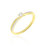 Bague Solitaire Finesse Or Jaune Diamant - Solitaires Femme | Marc Orian