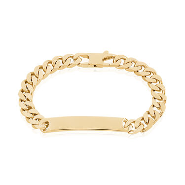 Bracelet Identité Clement Plaqué Or Jaune