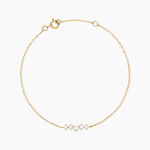 Bracelet Dipak Or Jaune Oxyde De Zirconium - Bracelets cha&icirc;nes Femme | Marc Orian