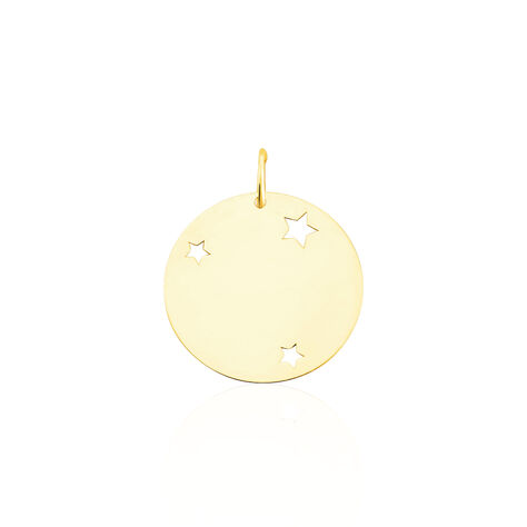 Pendentif Sirona Pastille Gravable Or Jaune - Pendentifs Enfant | Marc Orian