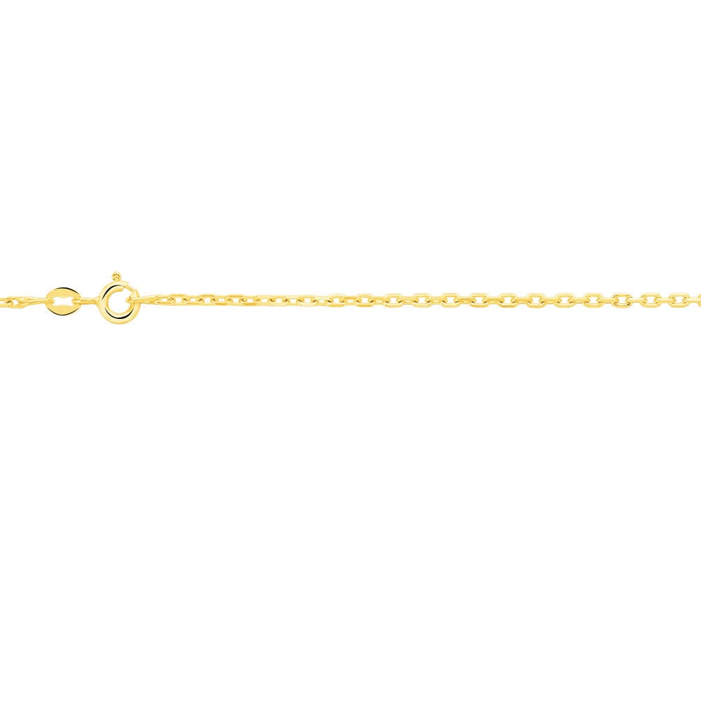 Chaîne Igoa Maille Forçat Diamantee Or Jaune - Chaines Femme | Marc Orian
