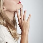 Bague Solitaire Moccus Argent Blanc Oxyde De Zirconium - Bijoux fantaisie Femme | Marc Orian