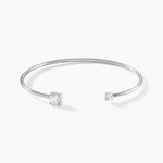 Bracelet Jonc Domitille Argent Blanc Oxyde De Zirconium - Bracelets joncs Femme | Marc Orian