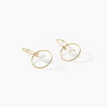 Boucles D'oreilles Pendantes Salvine Or Jaune Perle De Culture - Boucles d'oreilles mariage Femme | Marc Orian
