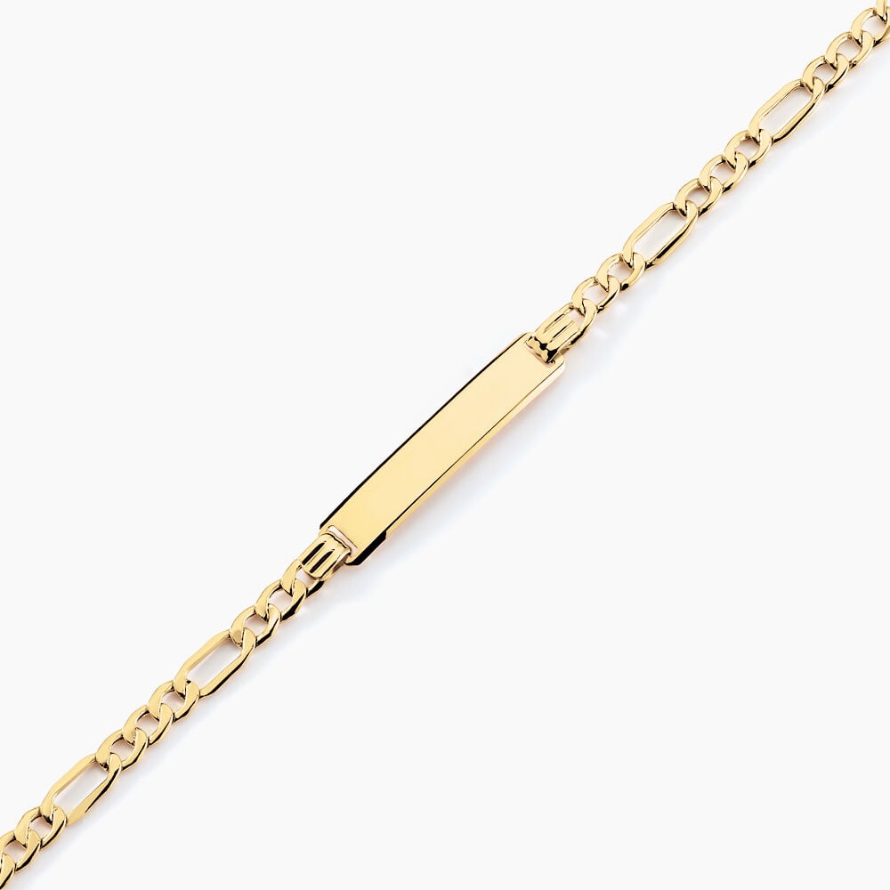 Bracelet Identit&eacute; Cameo Or Jaune - Gourmettes Femme | Marc Orian