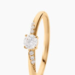 Bague Delphina Plaqu&eacute; Or Jaune Oxyde De Zirconium - Bijoux fantaisie Femme | Marc Orian