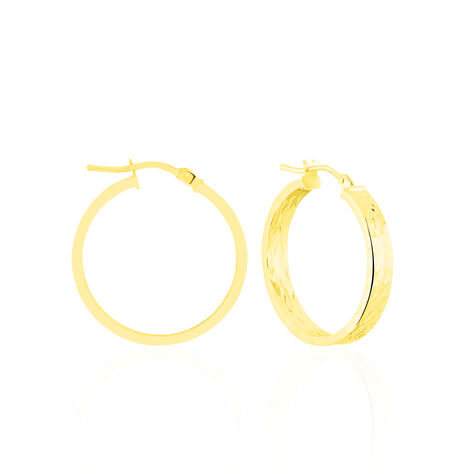 Cr&eacute;oles Gabriela Or Jaune - Cr&eacute;oles Femme | Marc Orian