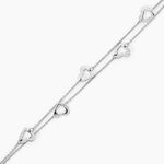 Bracelet Argent Blanc Suzy - Bracelets fantaisie Femme | Marc Orian